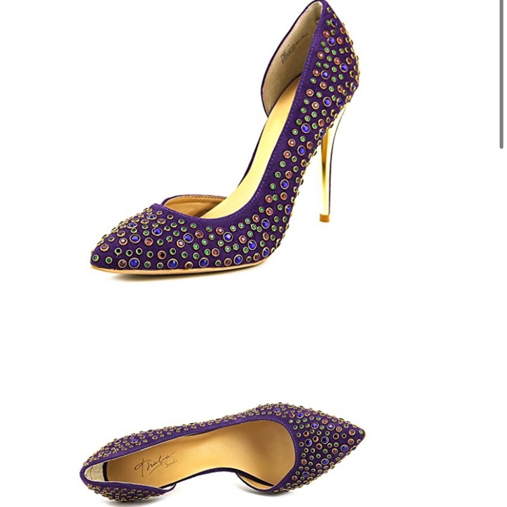 Studded Heels Pumps